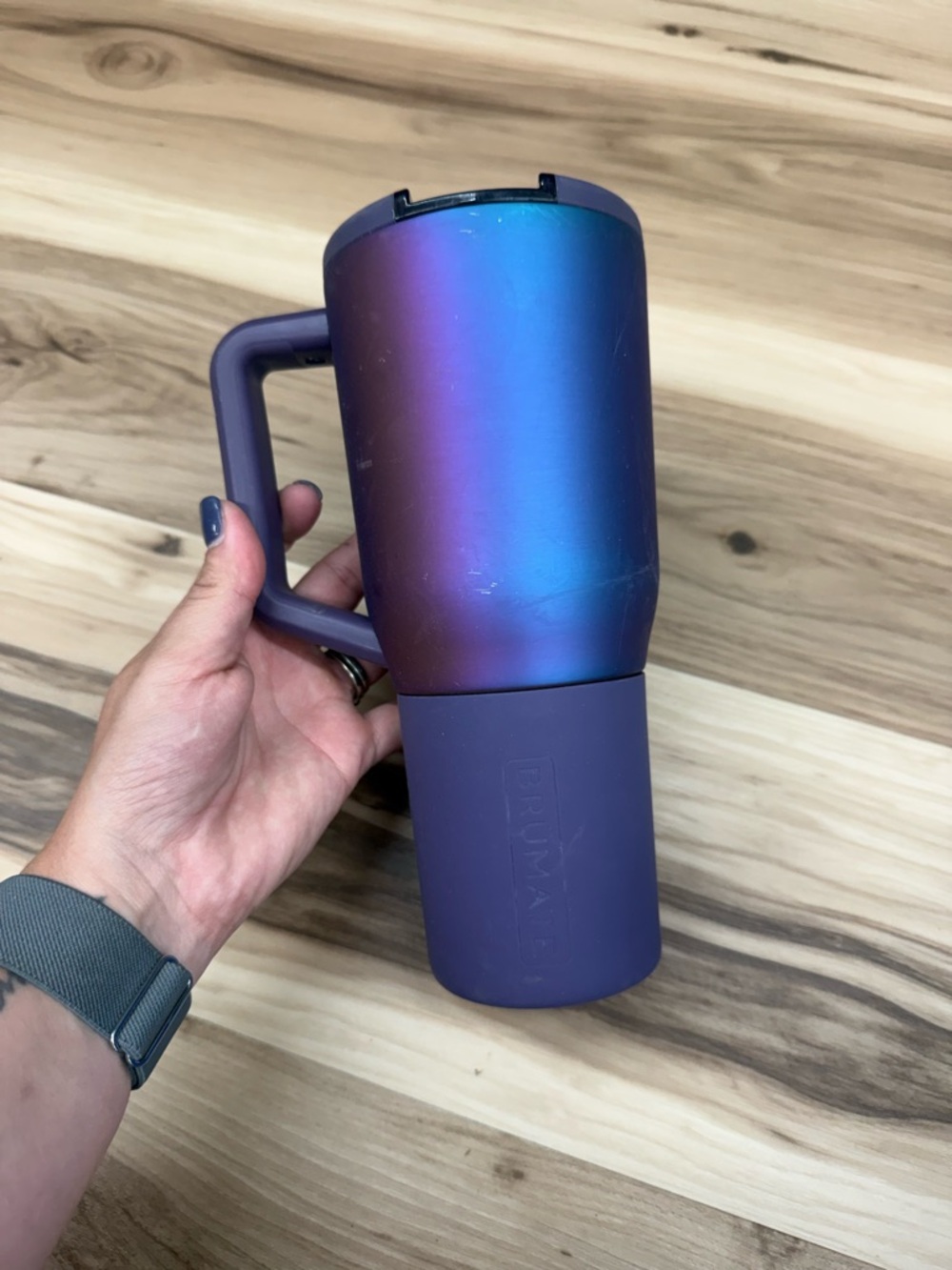 Brumate Iridescent Travel Mug with Handle